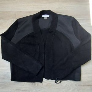 Calvin Klein black cropped jacket